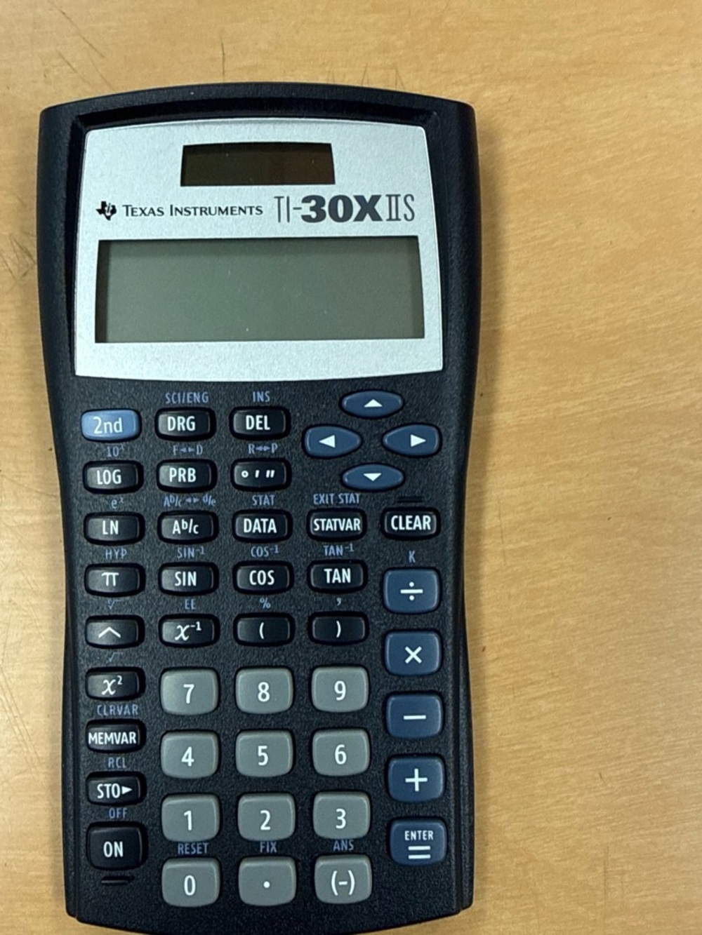 Texas Instruments TI-30X IIS Scientific Calculator - Black and Gray